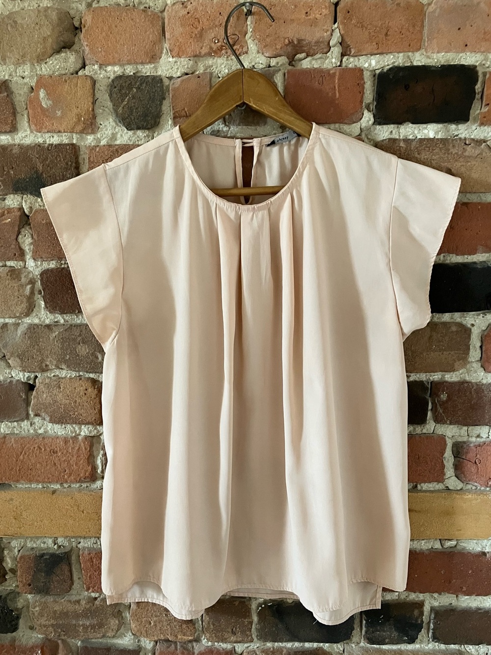 Splash | Blush Pink | Pleated Blouse | Size 12